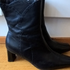 Mustat Clarks Nilkkurit / Saappaat nahkaa - koko 42 - pikkukuva 1