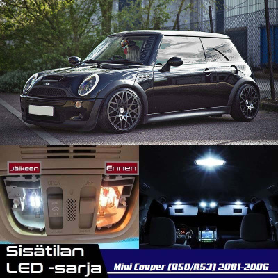 Mini Cooper (R50/R53) Sisätilan LED-sarja 17-osa