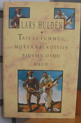 L. Huldén: Taivas tummuu, mutta valkoisiin pilviin osuu valo