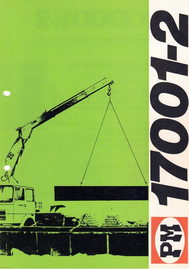 Esite PM 17001-2 kappaletavaranosturi