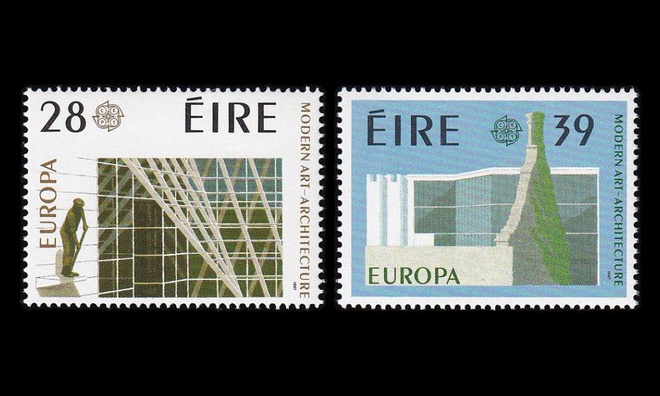 Irlanti 623-4 ** Europa moderni arkkitehtuuri (1987)