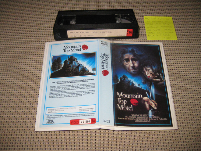 Mountain Top Motel-VHS (Suomikasetti, Slasher, 1983)