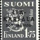 1941 Itä-Karja 1,75 mk Terävä A * LaPe 2 II liimakekantoja - pikkukuva 1
