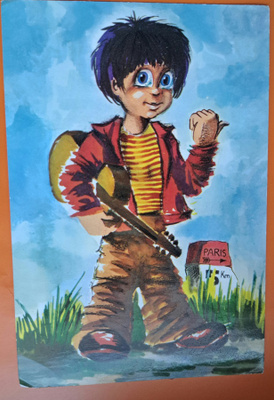 Poika liftaa Pariisiin, kulkenut käsipostissa