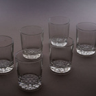 1119. 6kpl Iittala 'Puolukka' juomalasi, Tapio Wirkkala. - pikkukuva 1