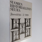 Suomen historiallinen seura : Jäsenlehti 2/1989 - pikkukuva 1
