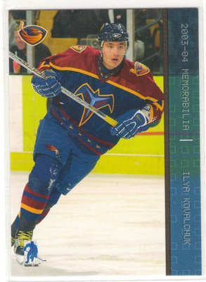 03-04 Bap Memorabilia Sapphire Ilya Kovalchuk /100 numeroitu