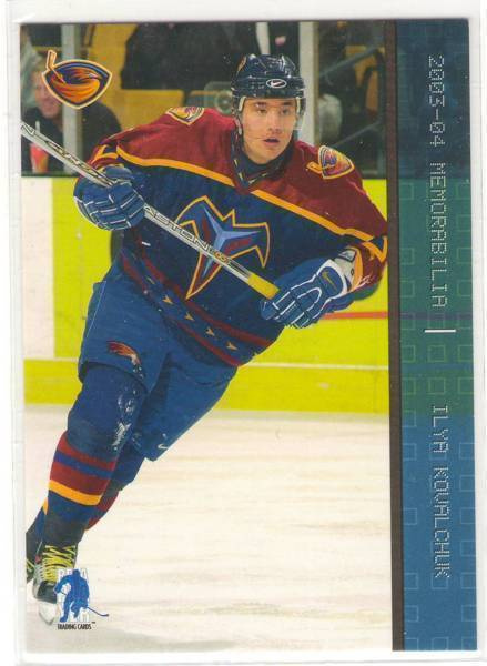 03-04 Bap Memorabilia Sapphire Ilya Kovalchuk /100 numeroitu