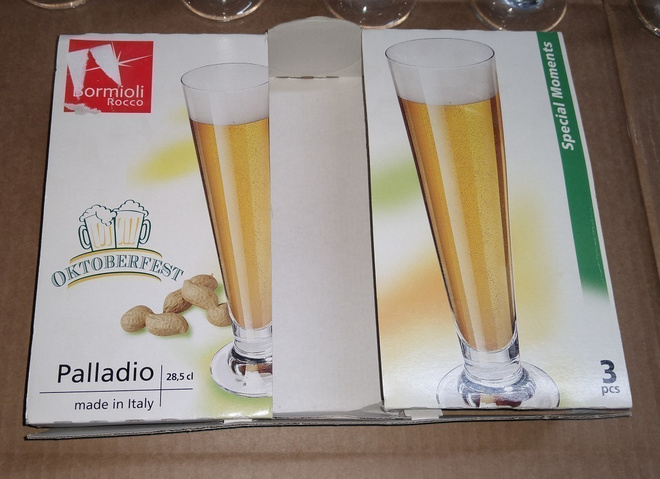 OLUTLASEJA 5 KPL JALALLISIA MADE IN ITALY 28,5 CL