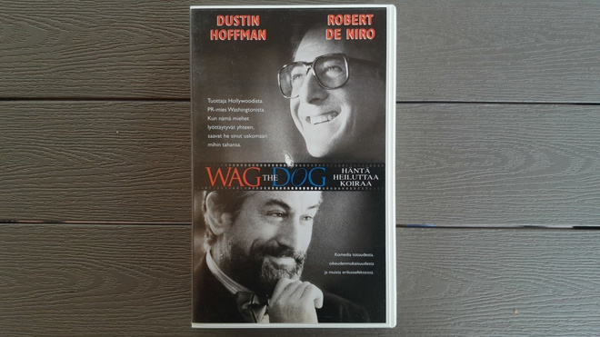 VHS: Wag The Dog (Dustin Hoffman, Robert De Niro 1997)