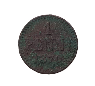 1 penni 1870