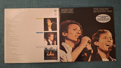 SIMON GARFUNKEL The Concert In Central Park GEF 96008 1982