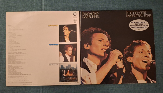 SIMON GARFUNKEL The Concert In Central Park GEF 96008 1982