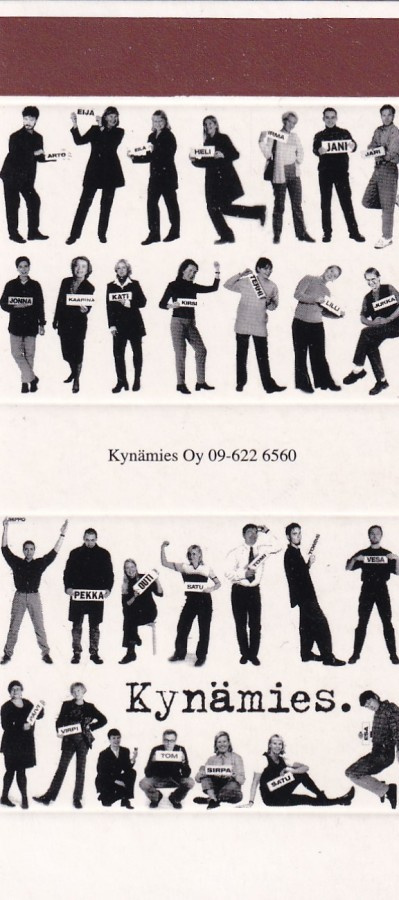Helsinki, Kynämies  , tulitikku aski aihio    , b431