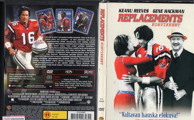 REPLACEMENTS-KORVIKKEET (4 327) -FI- DVD keanu reeves