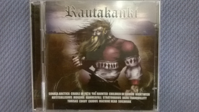 Rautakanki (2CD) VG+!! Edguy Mokoma Nightwish Exodus Spiha