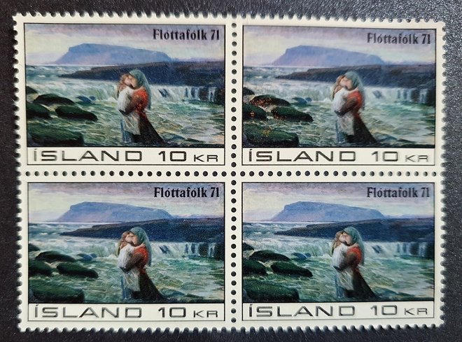 Islanti nelilö Flottafolk 71** - Pakolaiset 1971
