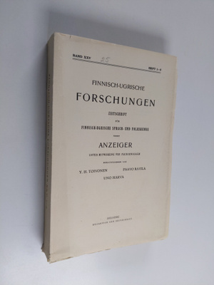 Finnisch-ugrische Forschungen : Zeitschrift fur finnisch-...