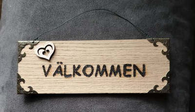 Välkommen kilpi