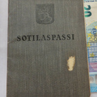 VANHA Sotilaspassi KTR1 Harvinaiset Merkinnät 1938 - pikkukuva 1