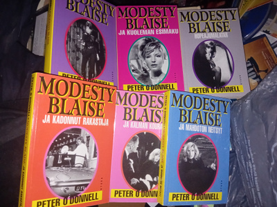 O'Donnell : Modesty Blaise sarja 6 erilaista ( SIS POSTIKUL)