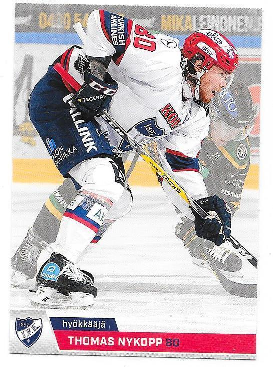 2018-19 CardSet #10 Thomas Nykopp HIFK