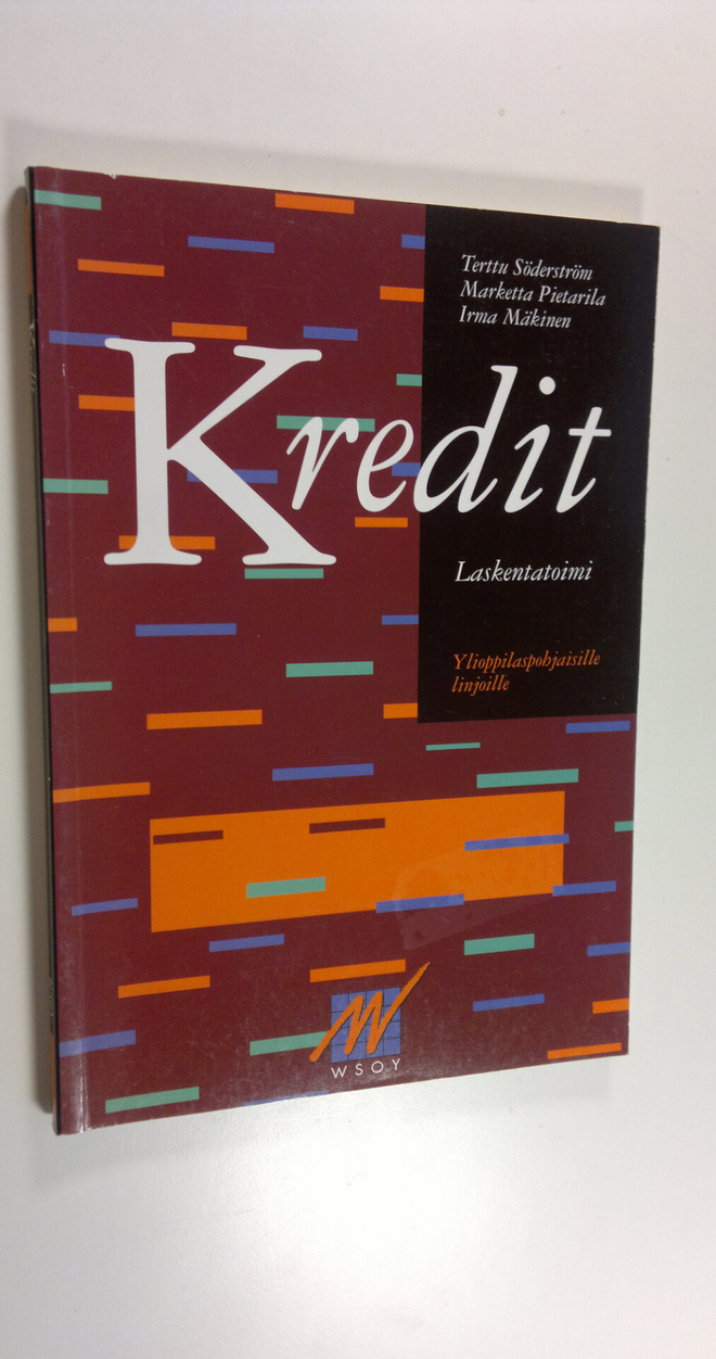 Terttu ym. Söderström : Laskentatoimi Kredit : ylioppilas...