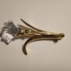 Vintage SWAROVSKI kristalli rintaneula joutsen merkillä - pikkukuva 3