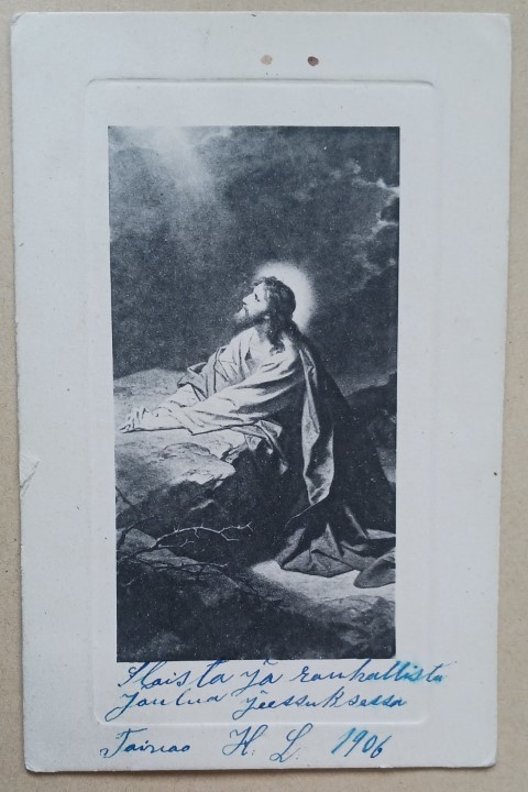 Jeesus erämaassa, vanha mv pk, p. 1905