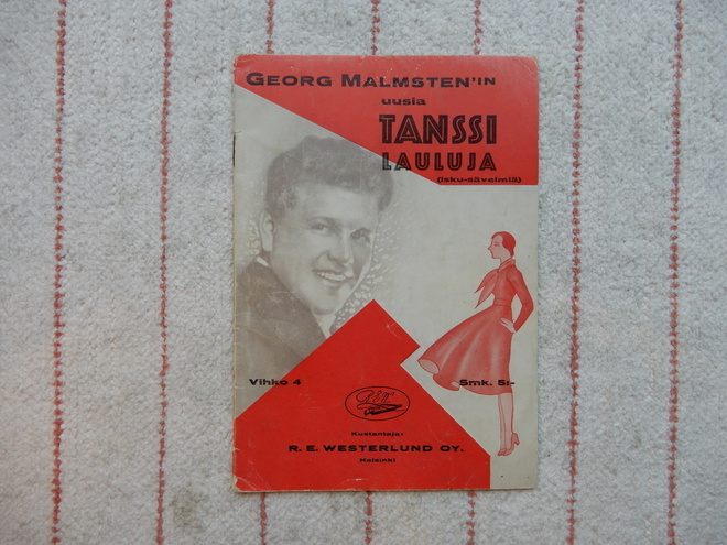 GEORG MALMSTENIN UUSIA TANSSILAULUJA VIHKO 4.