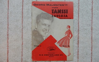 GEORG MALMSTENIN UUSIA TANSSILAULUJA VIHKO 4.