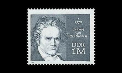 DDR 1631 ** Ludwig van Beethovenin syntymästä 200v (1970)