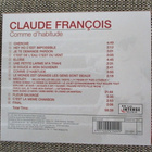CLAUDE FRANCOIS (CD) COMME D'HABITUDE - pikkukuva 2