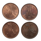 1 Penni 4 kpl. 1888-1893 Hyväkuntoinen erää! - pikkukuva 2