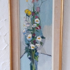 Karl Gunnar Svensson  SOMMAR BLOMMAR  oljemålning - pikkukuva 2