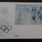 FDC Kv. Olympiakomitea 100v 27.1.1994 LaPe 1231-1234 BL11 - pikkukuva 1