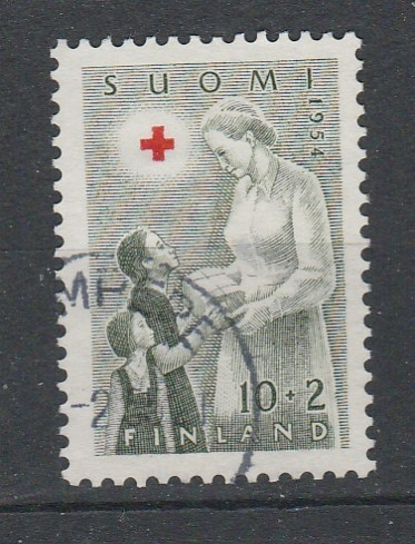 Suomi 1954, PR merkki 10mk+2mk,  , leimattu