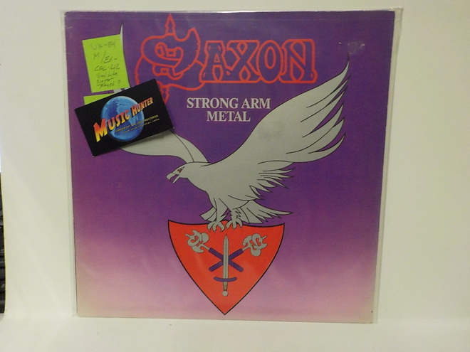 SAXON - STRONG ARM METAL  U-84 M/EX- LP