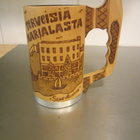 Olutkolpakko, Sortavala, puinen kuori, lasi sisus, hand Made - pikkukuva 2