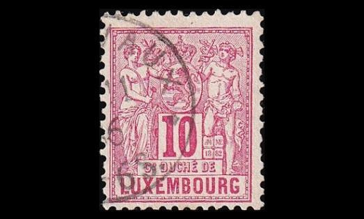 Luxemburg 49C o Allegoria 10 C (11½:12) (1882)