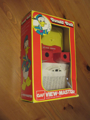 View-Master 3D Aku Ankka DISNEY-boksi + 6 kiekkoa