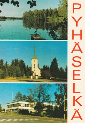 KIRKKOKORTTI - PYHÄSELÄN KIRKKO - 1