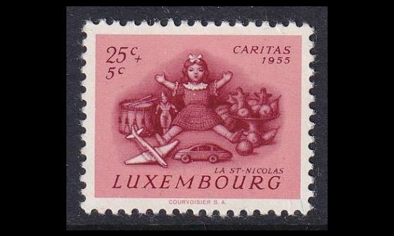 Luxemburg 541 ** Caritas 25 + 5 C (1955)