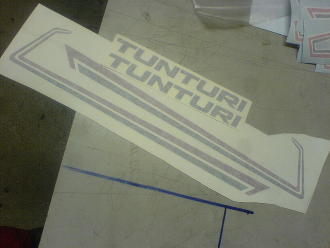 Tankin tarrat Tunturi DX 1983