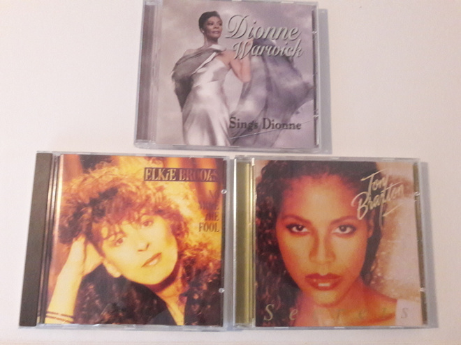 CD -levyt, 3kpl (Warwick, Braxton, Brooks)