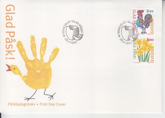 Ruotsi FDC 1997 pääsiäinen