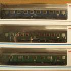 Märklin 3 DB pikajunanvaunua 24cm peltiä - pikkukuva 1
