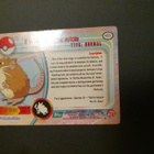 Raticate #20 Pokemon Topps TV Animation Edition card - pikkukuva 2