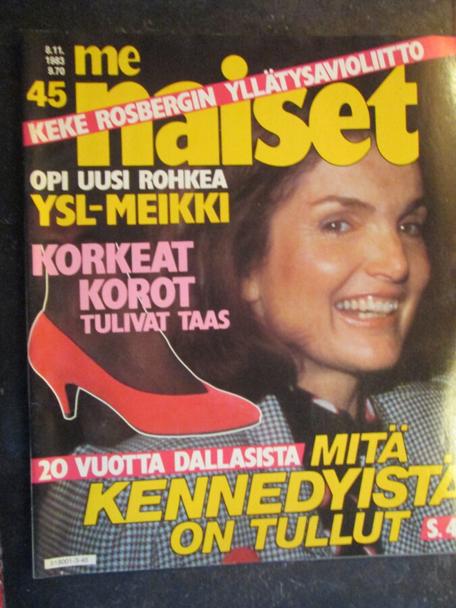 ME NAISET LEHTI 45 / 1983  SIS.LUETTELO KUVA 2 ja 3