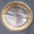 Suomi 5 € 2015 - Maakuntien eläimet - Lappi, Poro (UNC) - pikkukuva 1